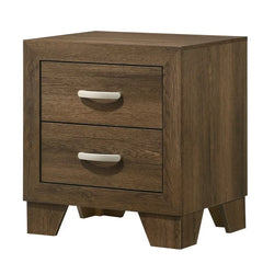 Artis 24'' Tall 2 - Drawer Solid Wood Stability and Durability Nightstand in Brown Perfect Organize