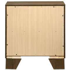 Artis 24'' Tall 2 - Drawer Solid Wood Stability and Durability Nightstand in Brown Perfect Organize