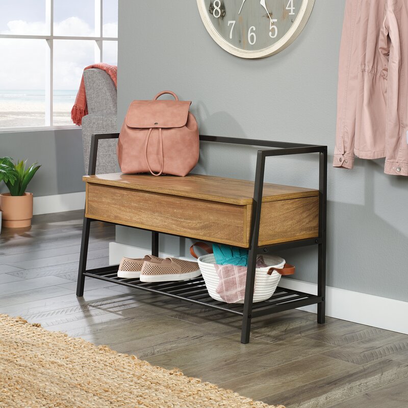 Flip Top Storage Bench Organize and Store Anything From Books and Blankets To jackets and Handbags. It Has Room For All your Miscellaneous Items.