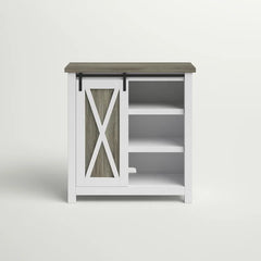 Astin 34'' Tall 1 - Door Accent Cabinet Perfect Adding Coastal Farmhouse Style