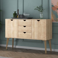 Natural Wood/Brown Audreona 47'' Wide 3 Drawer Server