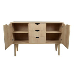 Natural Wood/Brown Audreona 47'' Wide 3 Drawer Server