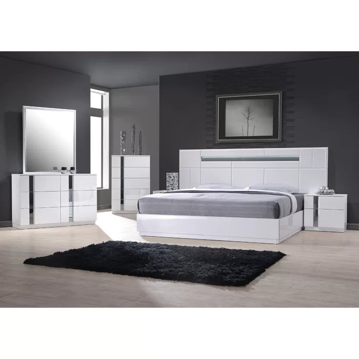 Augie 6 Drawer 54.8'' W Double Dresser with Mirror Easy to Access Everything