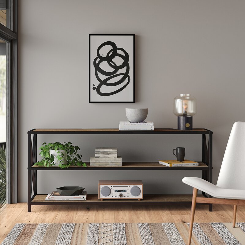 Augustus metal store etagere bookcase