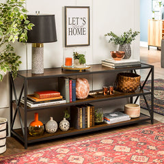 1 Barnwood Augustus 25.62'' H x 60'' W Etagere Bookcase