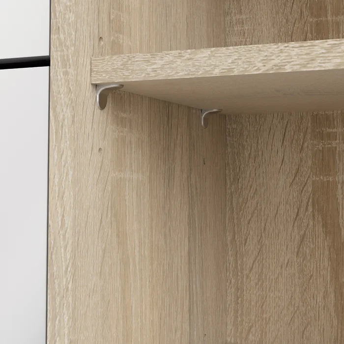 Wall Mounted Aula 18 Pair Shoe Storage Cabinet Modern Style