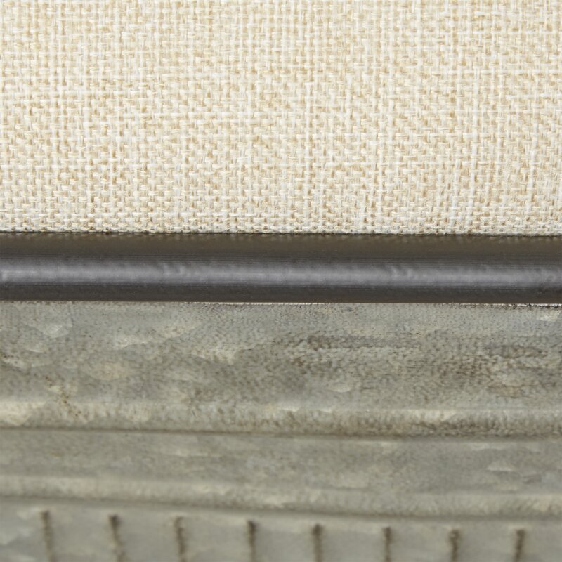 18" H x 50" W x 16" D Autry Upholstered Flip Top Storage Bench