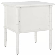 White Ava 25.22'' Tall 2 - Drawer Nightstand Perfect for Bedside