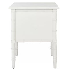 White Ava 25.22'' Tall 2 - Drawer Nightstand Perfect for Bedside