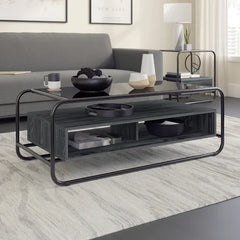 Sled Coffee Table with Storage Perfect For Your Living Room And Organize