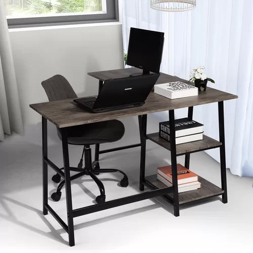 Wengue Black Avera L-Shape Executive Desk Made from Engineered Wood