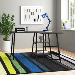 Wengue Black Avera L-Shape Executive Desk Made from Engineered Wood