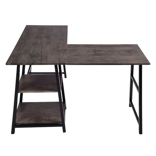 Wengue Black Avera L-Shape Executive Desk Made from Engineered Wood