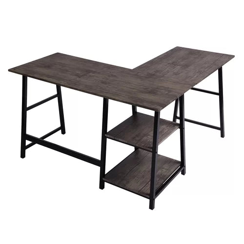 Wengue Black Avera L-Shape Executive Desk Made from Engineered Wood