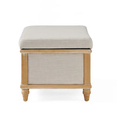 Upholstered Flip Top Storage Bench With Solid Manufactured Wood