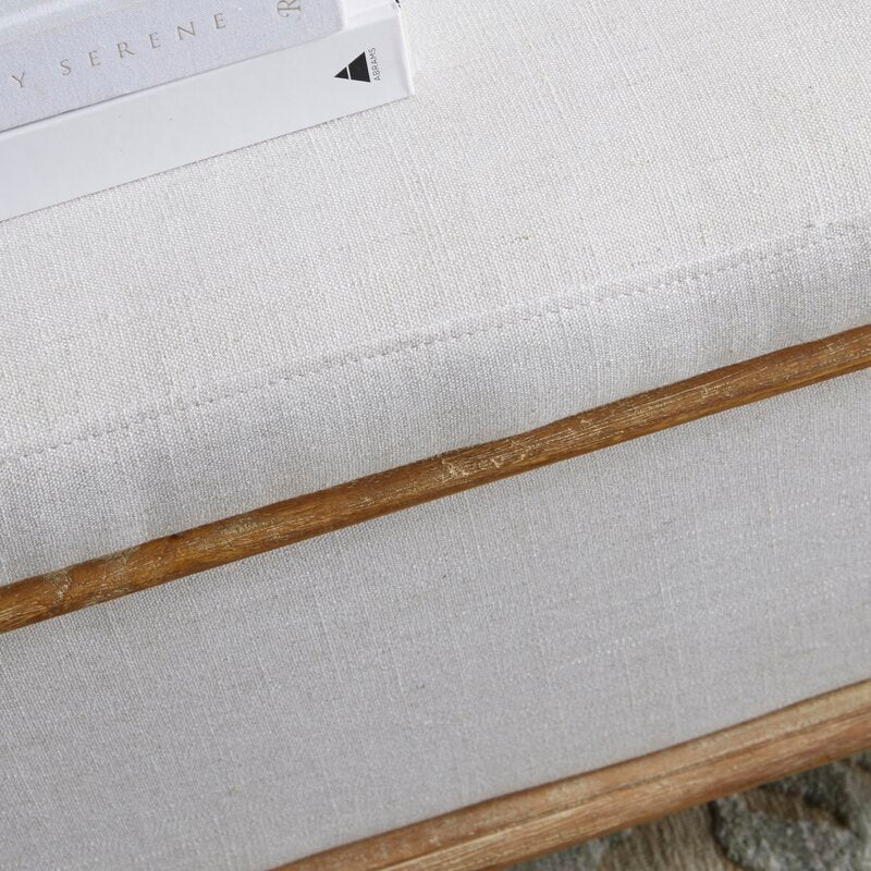 Upholstered Flip Top Storage Bench Hidden Storage Compartment, it's A Great Option for Tucking Away Clutter Crafted From A Solid Wood Frame