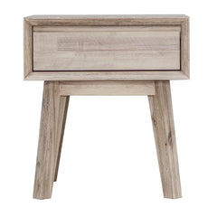 Avis 21.7'' Tall 1 - Drawer Nightstand in Beige Perfect Organize