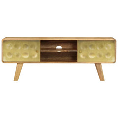 Avrilyn Solid Wood TV Stand for TVs up to 50" Retro-Style Wooden TV Cabinet