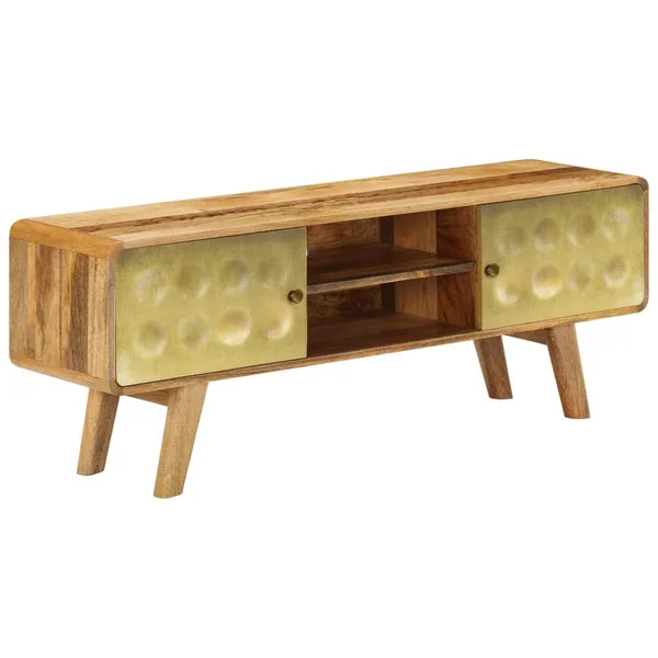 Avrilyn Solid Wood TV Stand for TVs up to 50" Retro-Style Wooden TV Cabinet