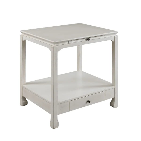 Ayash 28'' Tall 1 - Drawer Nightstand in White Offer Extra Storage Places
