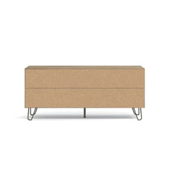 Aylee Brimming Style TV Stand for TVs up to 65" 3 Ample Drawers Offer Plenty Storage Space