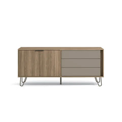 Aylee Brimming Style TV Stand for TVs up to 65" 3 Ample Drawers Offer Plenty Storage Space
