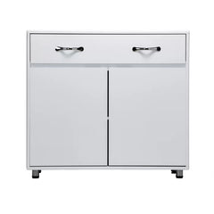 White 35'' Wide 1 Drawer Sideboard Perfect for Multifunctional Usage for Dining Room Living Room