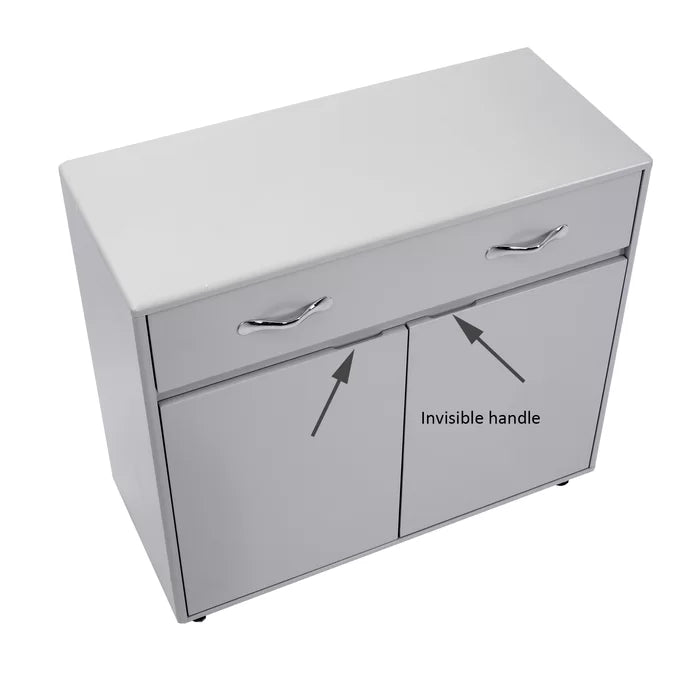 White 35'' Wide 1 Drawer Sideboard Perfect for Multifunctional Usage for Dining Room Living Room