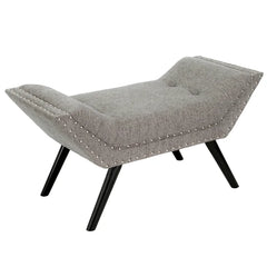 Granite Babbi 36'' Wide Tufted Rectangle Standard Ottoman Minimalist Foundation