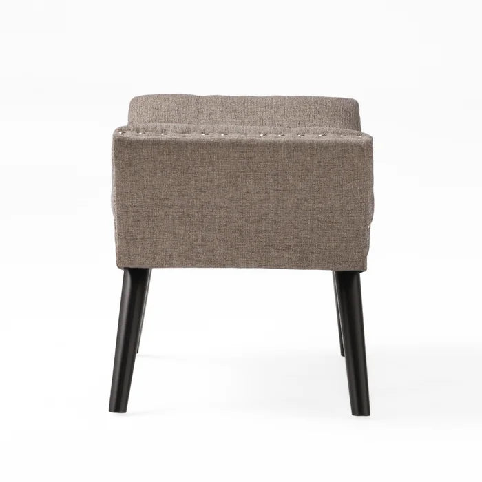Granite Babbi 36'' Wide Tufted Rectangle Standard Ottoman Minimalist Foundation