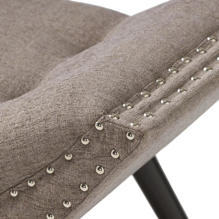 Granite Babbi 36'' Wide Tufted Rectangle Standard Ottoman Minimalist Foundation