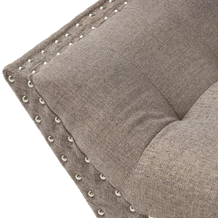 Granite Babbi 36'' Wide Tufted Rectangle Standard Ottoman Minimalist Foundation