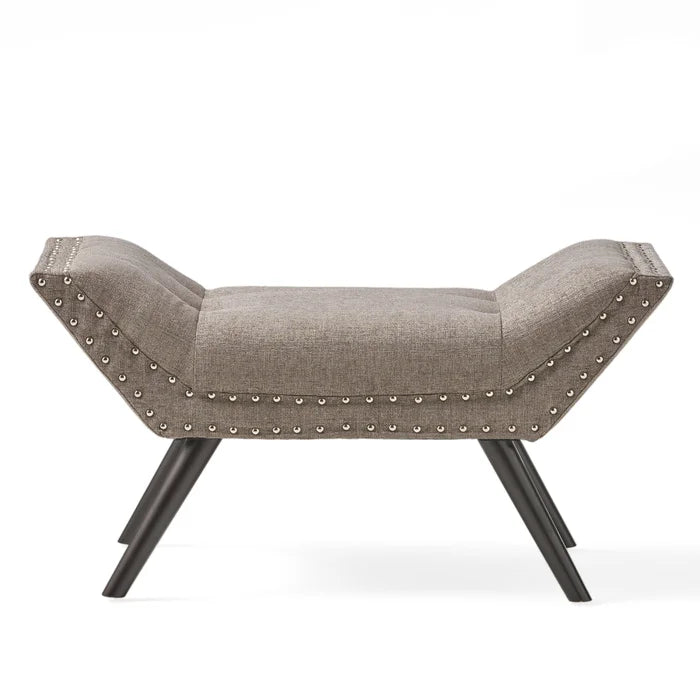 Granite Babbi 36'' Wide Tufted Rectangle Standard Ottoman Minimalist Foundation