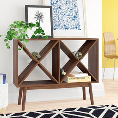 Light Walnut Babet Bar Wine Storage 24-Bottle Storage Modern-Inspired Space