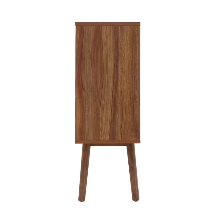 Light Walnut Babet Bar Wine Storage 24-Bottle Storage Modern-Inspired Space