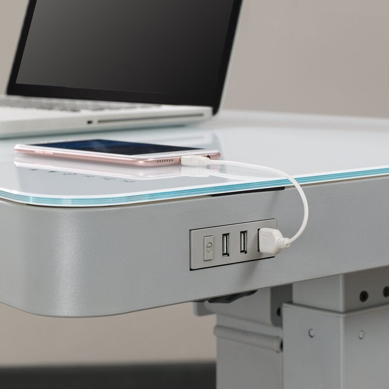 Height Adjustable Standing Desk Digital Control that Can Be Programmed to Remember Three of your Favorite Heights