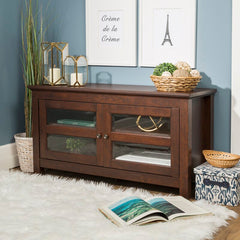 Brown Badgley TV Stand for TVs up to 48"  Transitional Wood Media Console