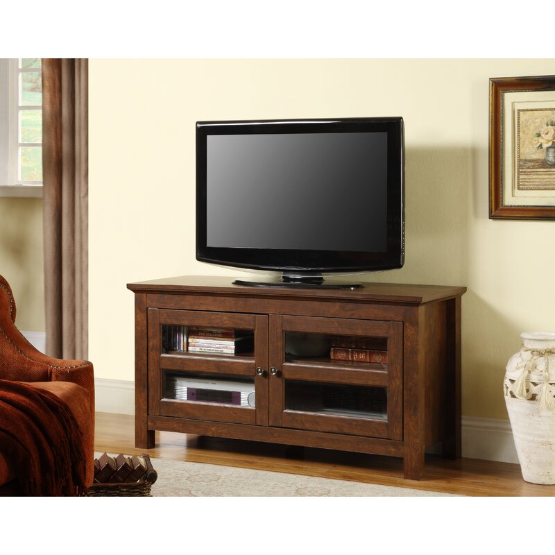 Brown Badgley TV Stand for TVs up to 48"  Transitional Wood Media Console