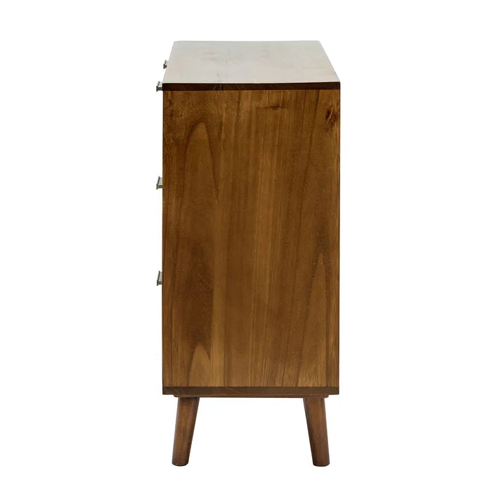 Bala 6 Drawer 28'' W Double Dresser Solid Wooden Frame Represents Easy to Assemble