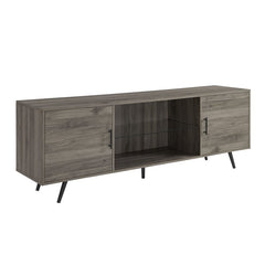 Slate Gray Banaz TV Stand for TVs up to 85" High Grade MDF