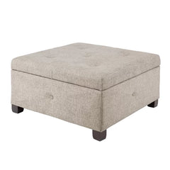 Bantom 29.5'' Wide Tufted Square Storage Ottoman with Storage