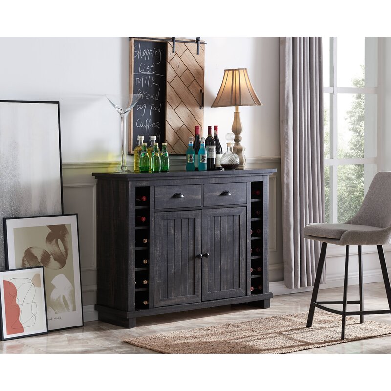 Charcoal Bar Cabinet Beautifully Designed Wooden Cabinets