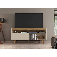 Off White Bayani TV Stand for TVs up to 60" with Sound Bar Shelf