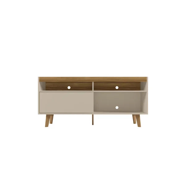 Off White Bayani TV Stand for TVs up to 60" with Sound Bar Shelf