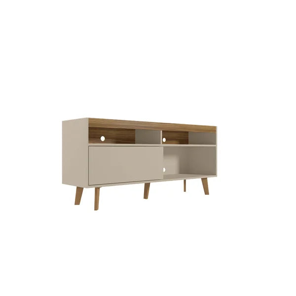 Off White Bayani TV Stand for TVs up to 60" with Sound Bar Shelf