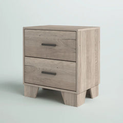 Beckville 23.8'' Tall 2 - Drawer Nightstand in Light Oak