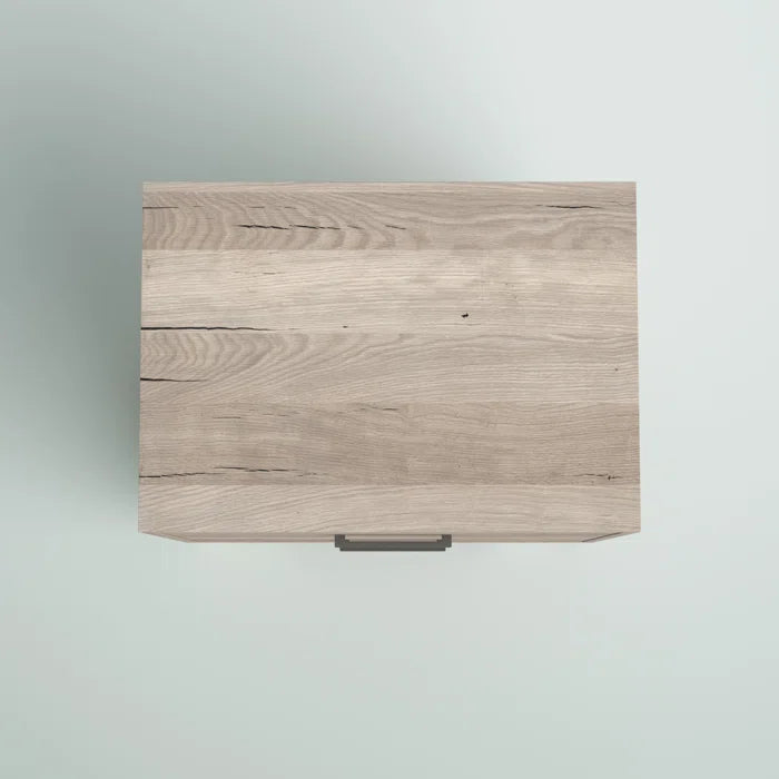 Beckville 23.8'' Tall 2 - Drawer Nightstand in Light Oak