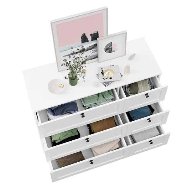 Beckwourth 6 Drawer 43.31'' W Solid Wood Double Dresser