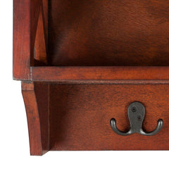 28'' Wide 3 Hook Wall Mounted Coat Rack with Storage Bringing Order To Busy Entryways Living Areas and Master Suites Just Became Easier