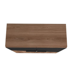 Brown/Black Beekman 43.7 Low Cabinet With 4 Shelves Perfect Organizer